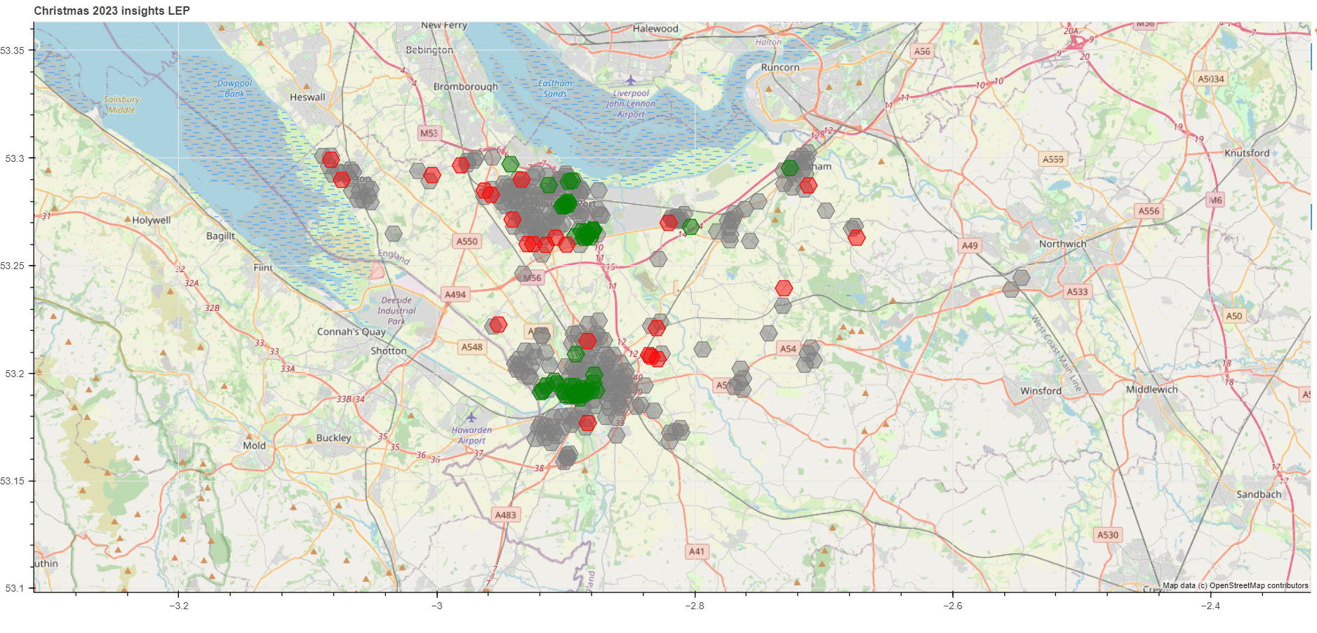 LEP area